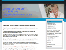 Tablet Screenshot of capitallocums.co.uk
